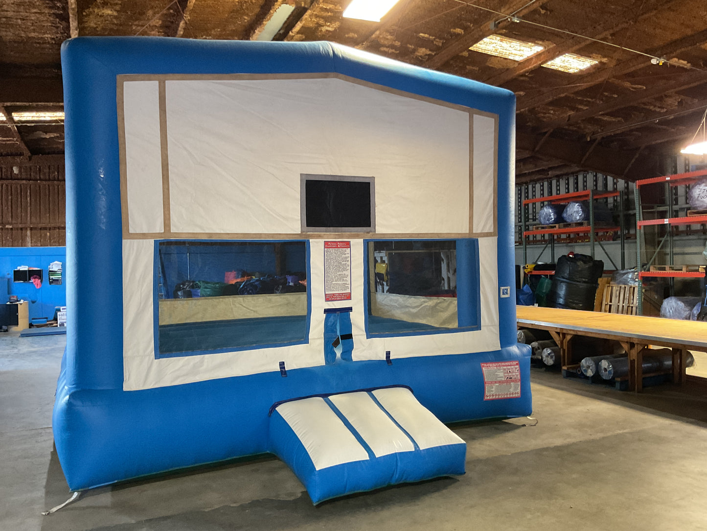 Blue Modular Bounce