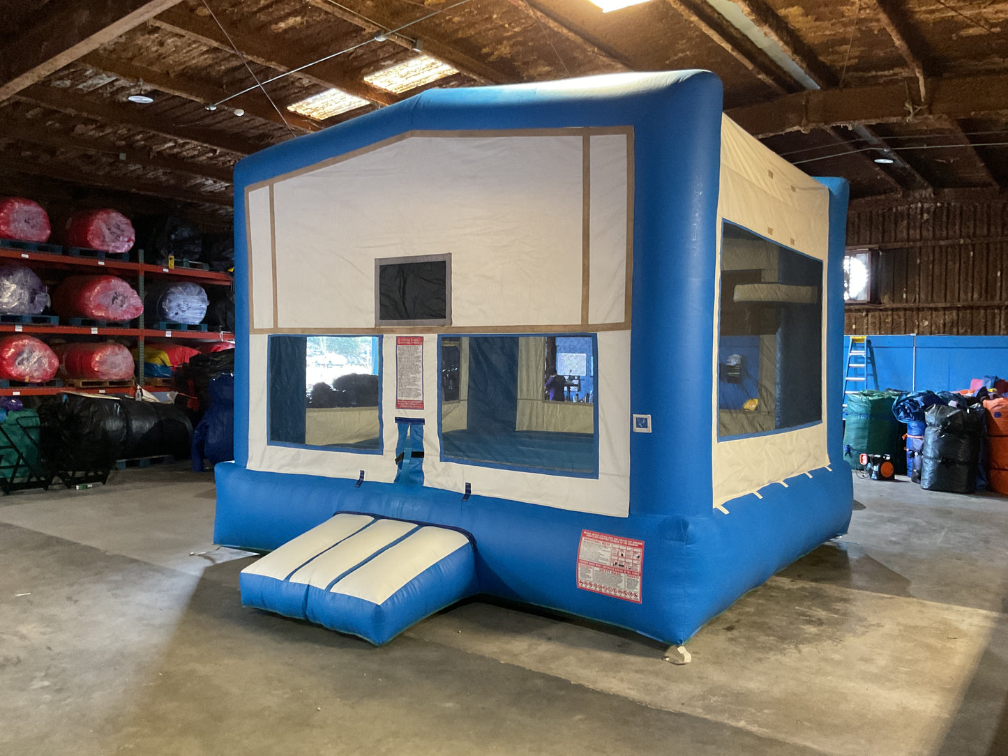 Blue Modular Bounce