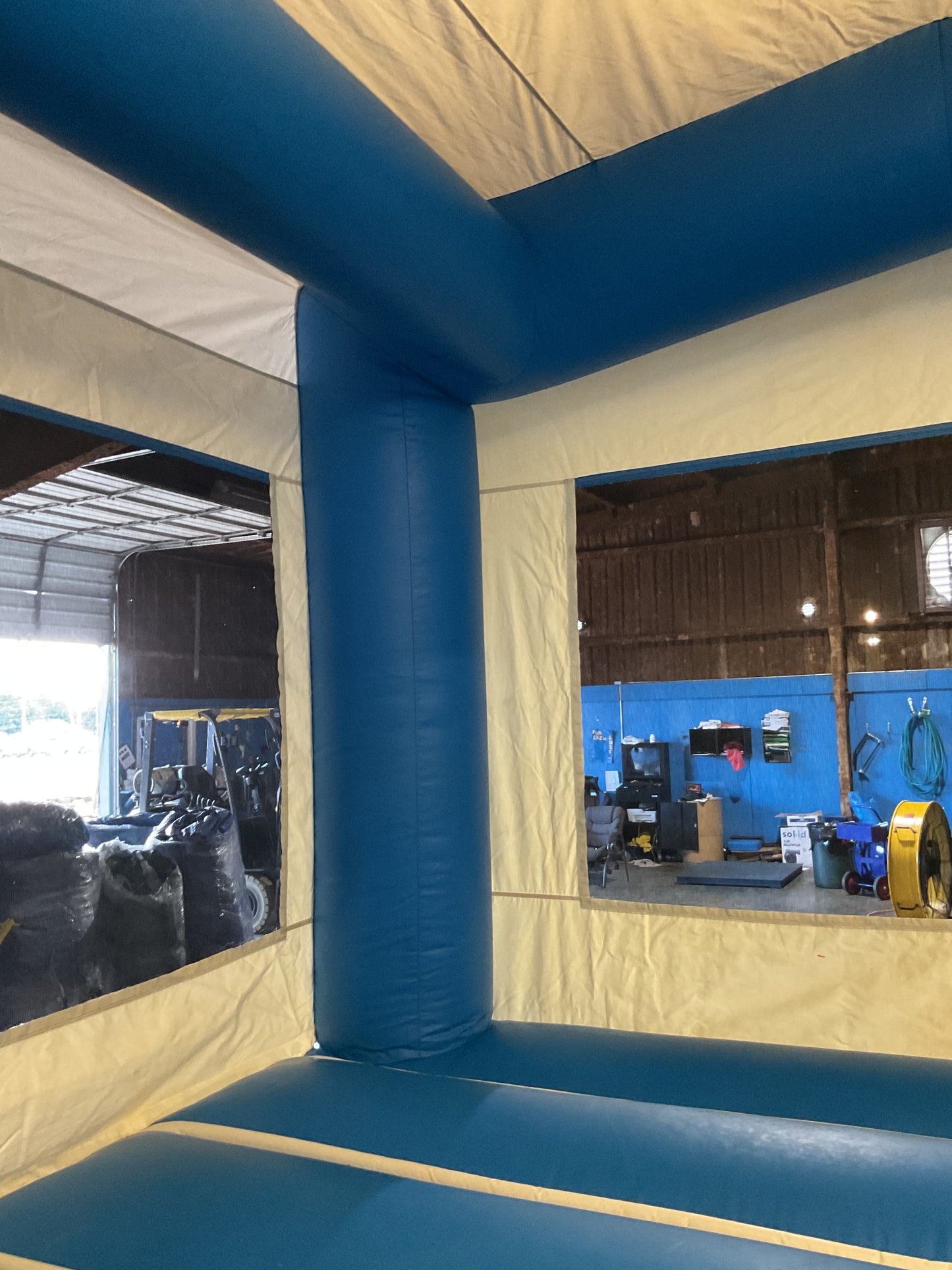 Blue Modular Bounce