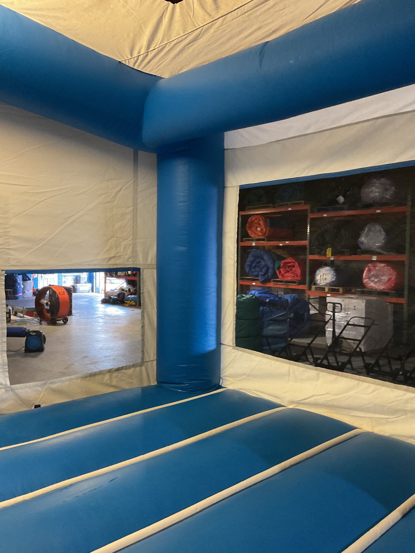 Blue Modular Bounce