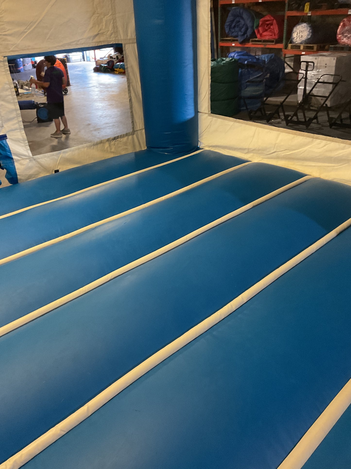 Blue Modular Bounce