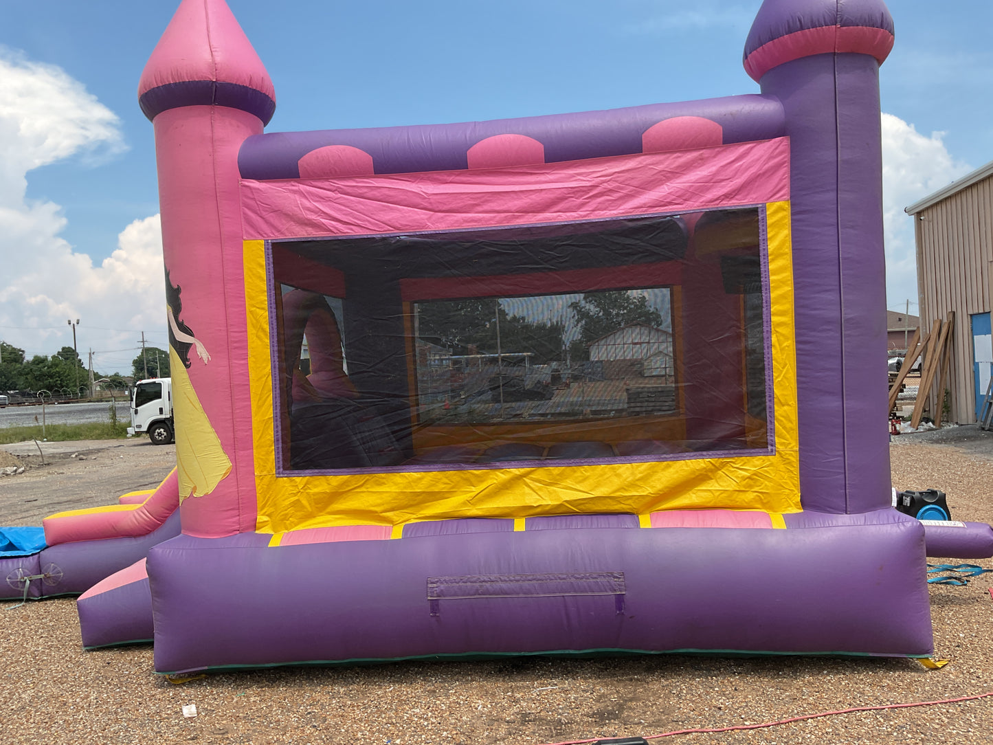 Princess Castle Wet Dry Combo with pool