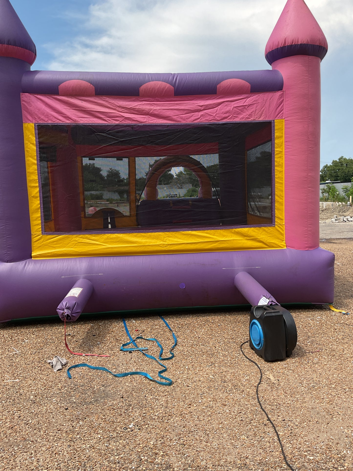 Princess Castle Wet Dry Combo with pool