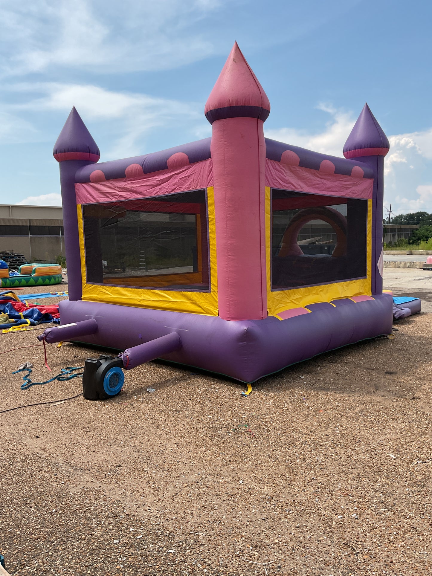 Princess Castle Wet Dry Combo with pool