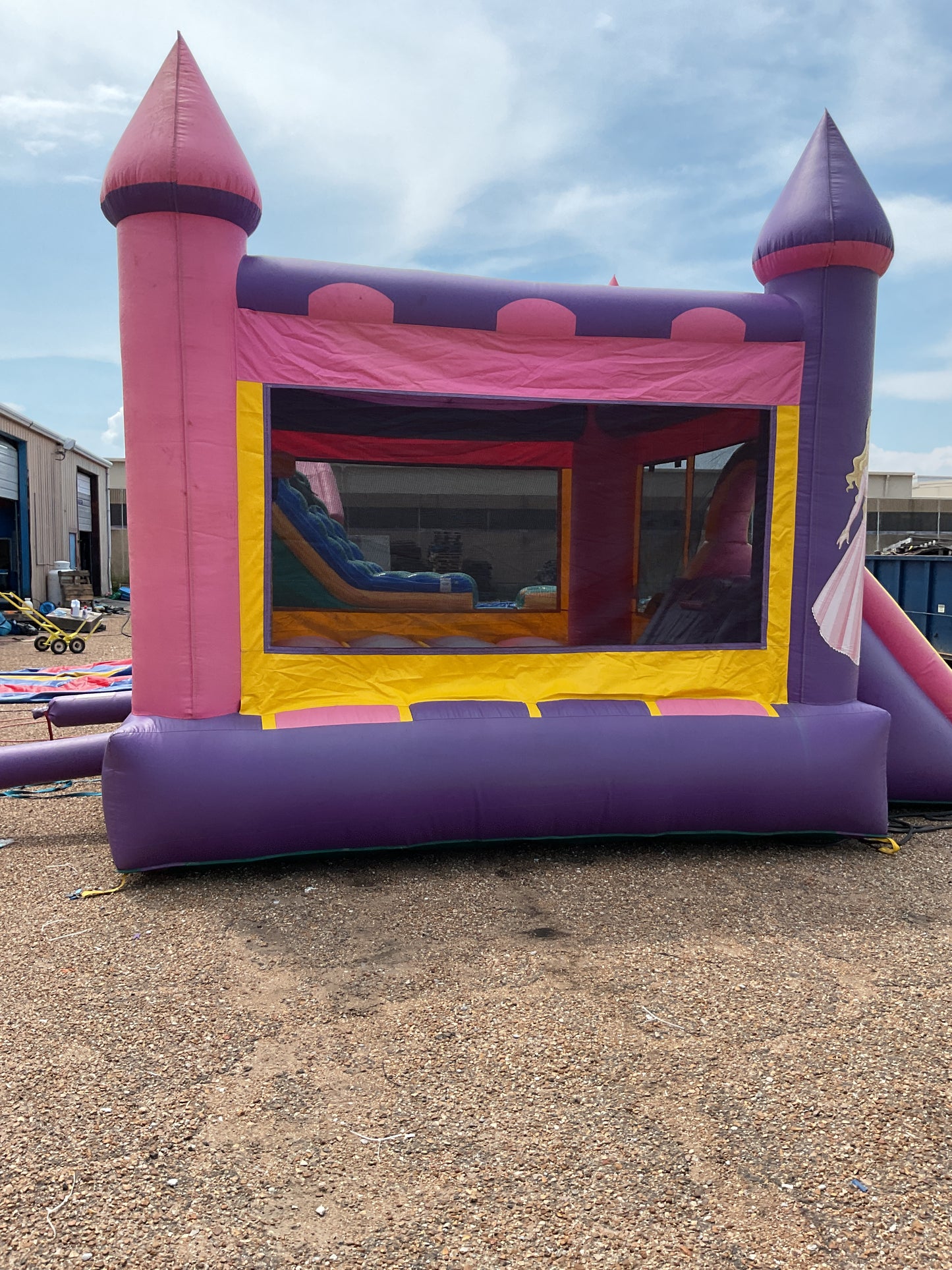 Princess Castle Wet Dry Combo with pool