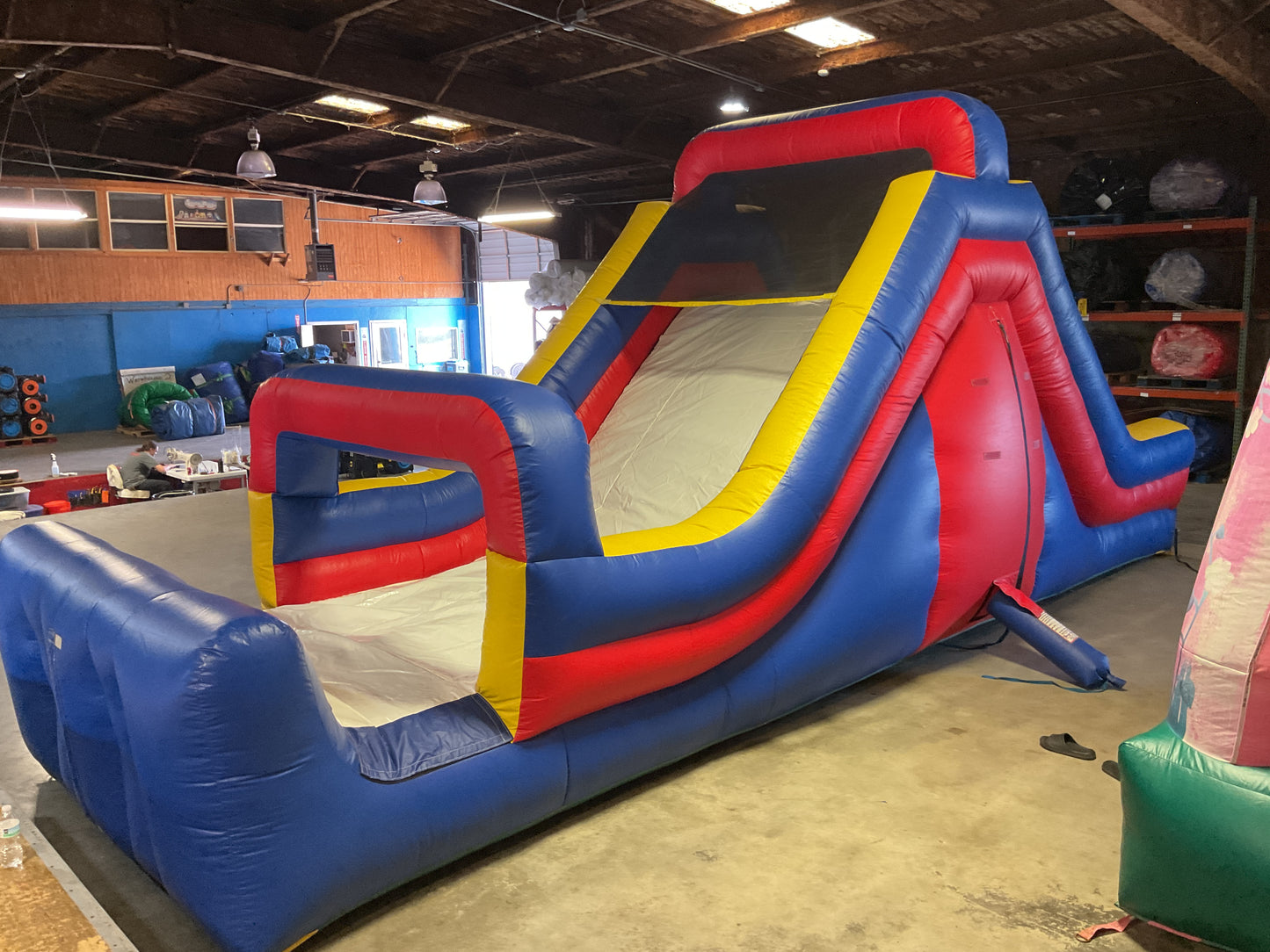 65' Obstacle Course Set (Mini Obstacle Course + Rock Climb Slide)
