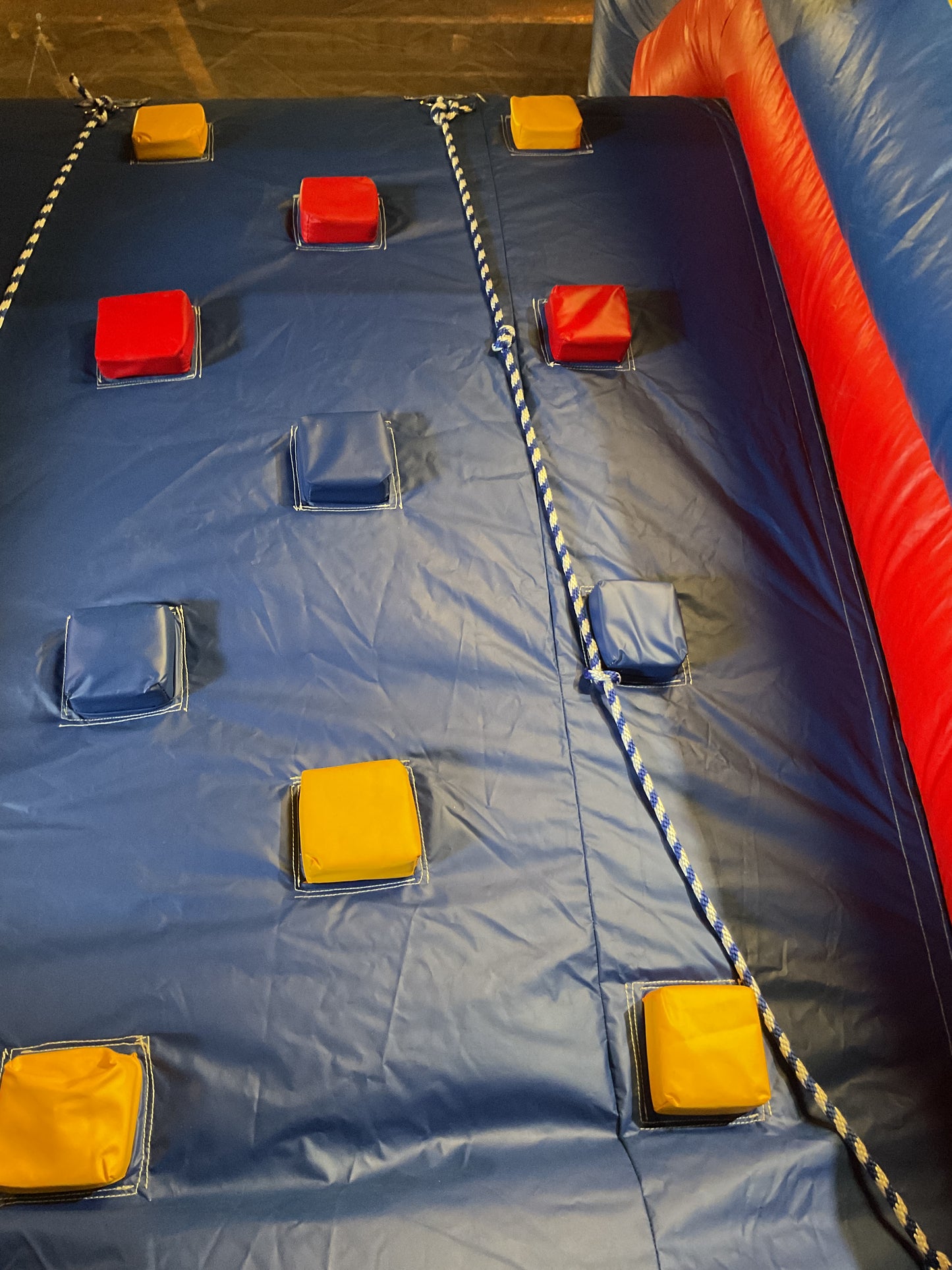 65' Obstacle Course Set (Mini Obstacle Course + Rock Climb Slide)