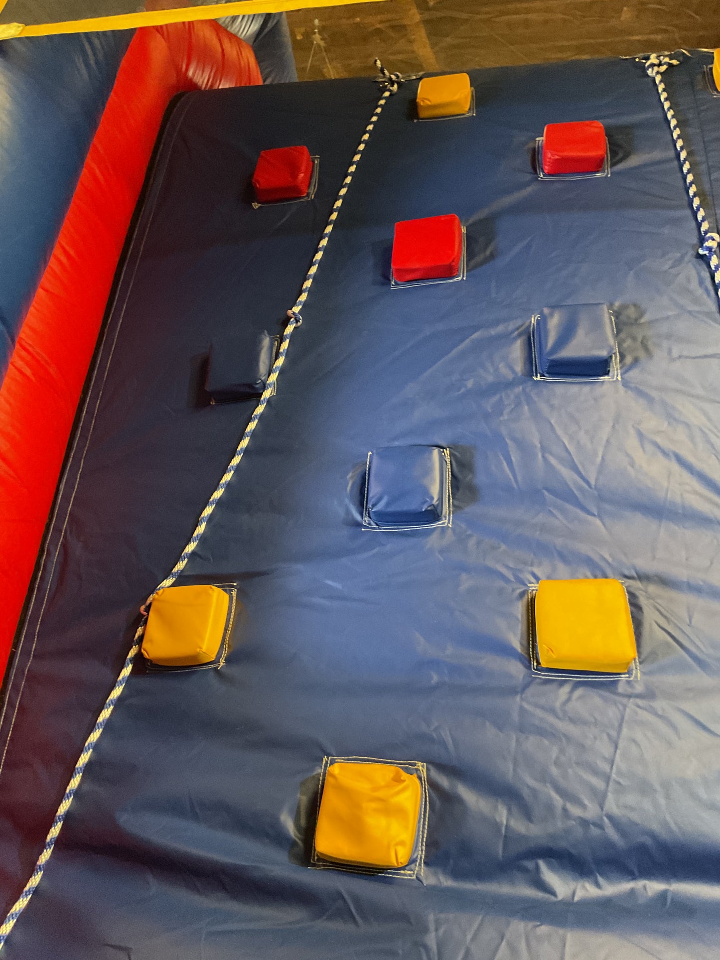 65' Obstacle Course Set (Mini Obstacle Course + Rock Climb Slide)