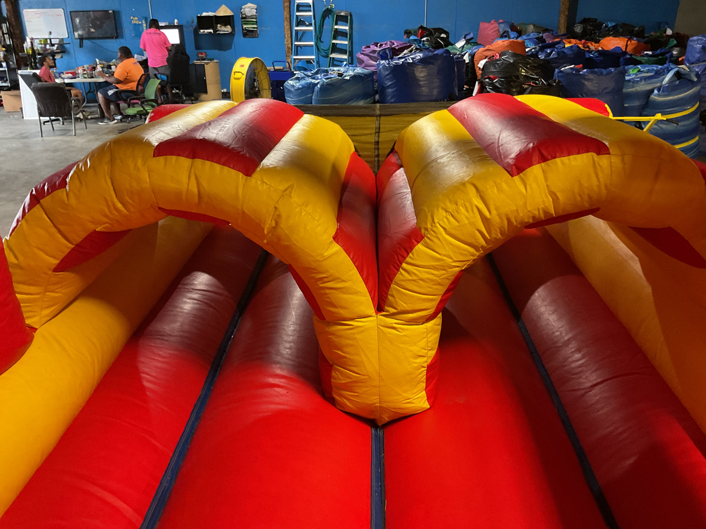 65' Obstacle Course Set (Mini Obstacle Course + Rock Climb Slide)