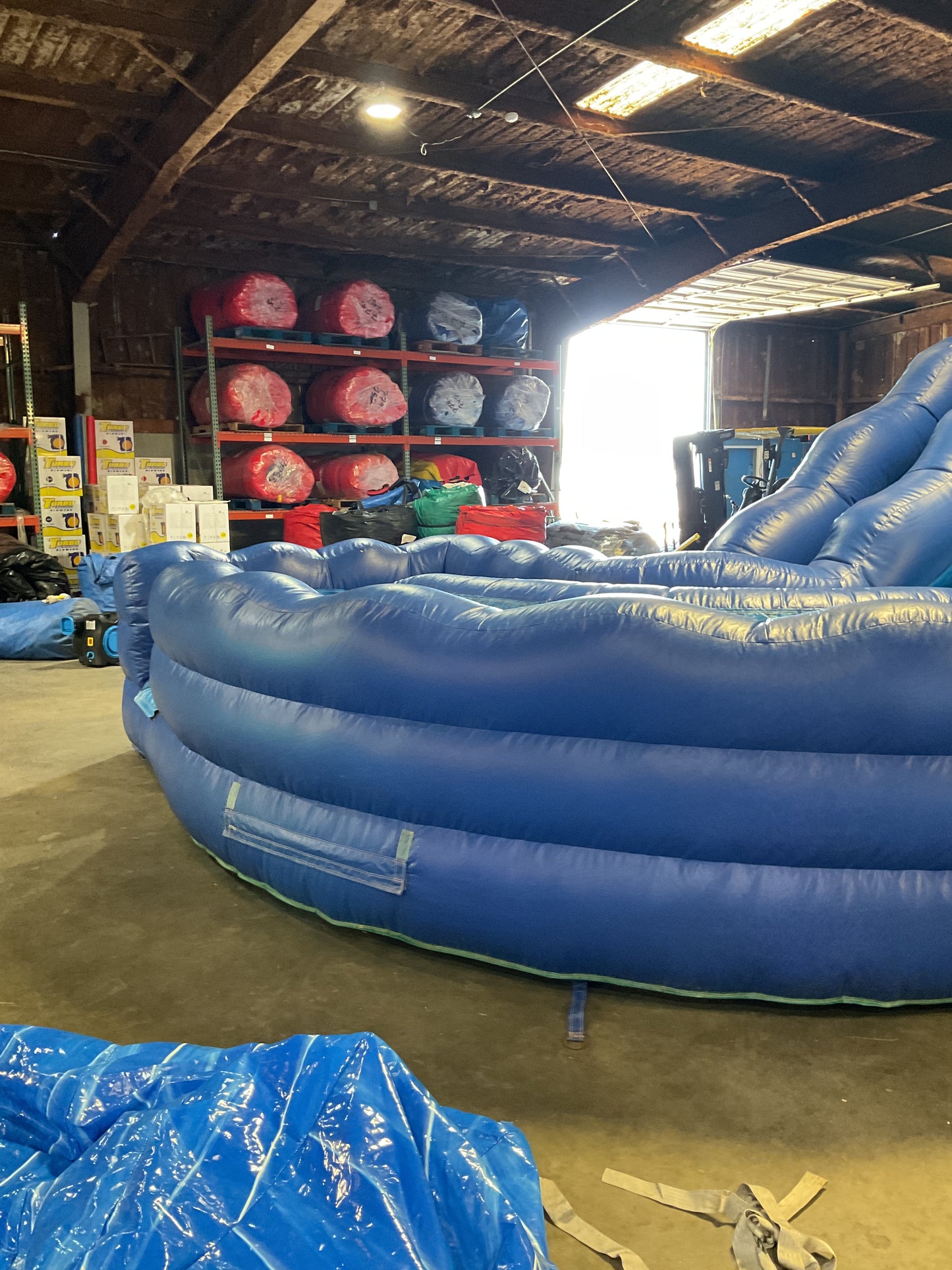 Blue Monster Water Slide