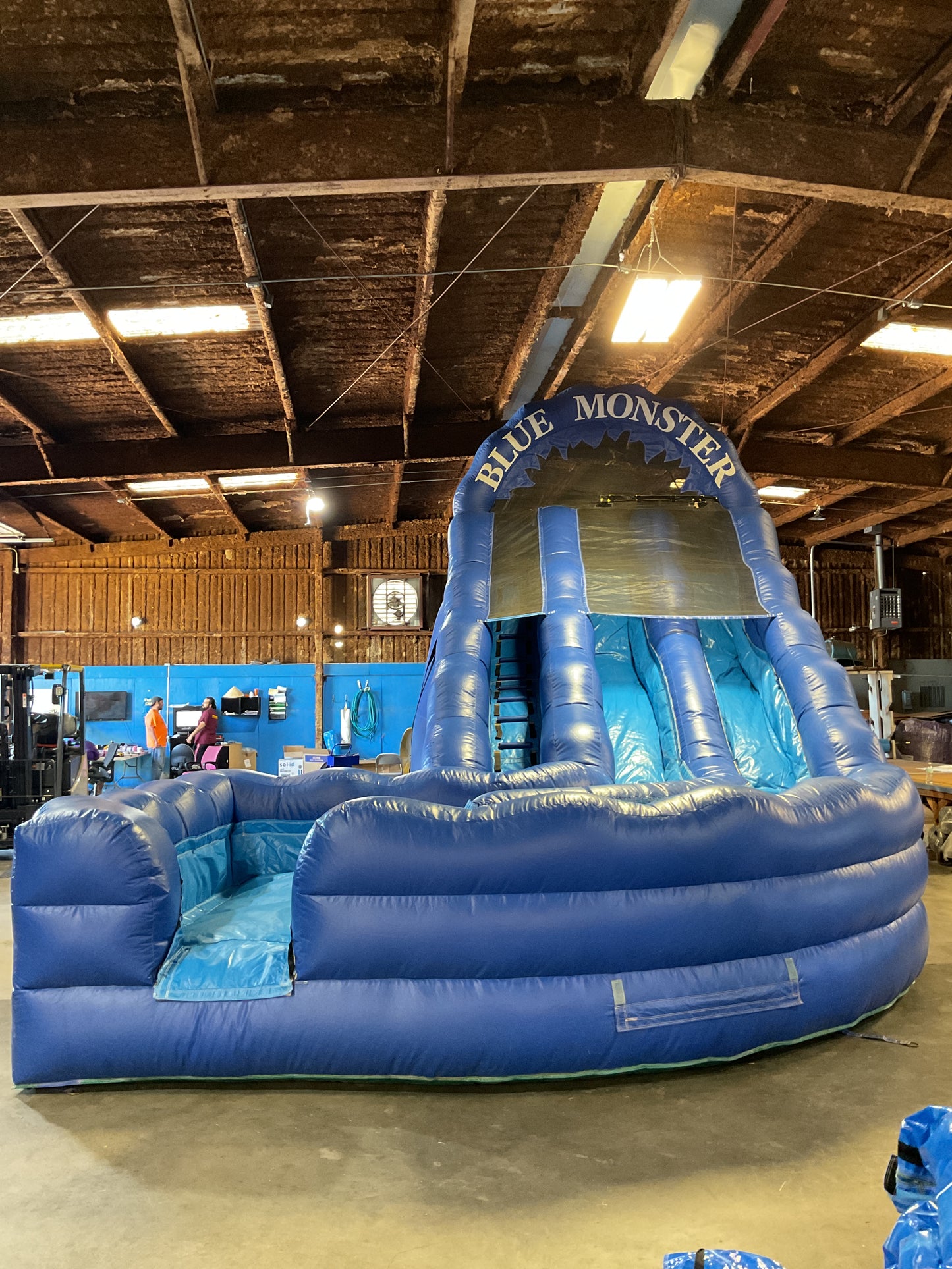 Blue Monster Water Slide
