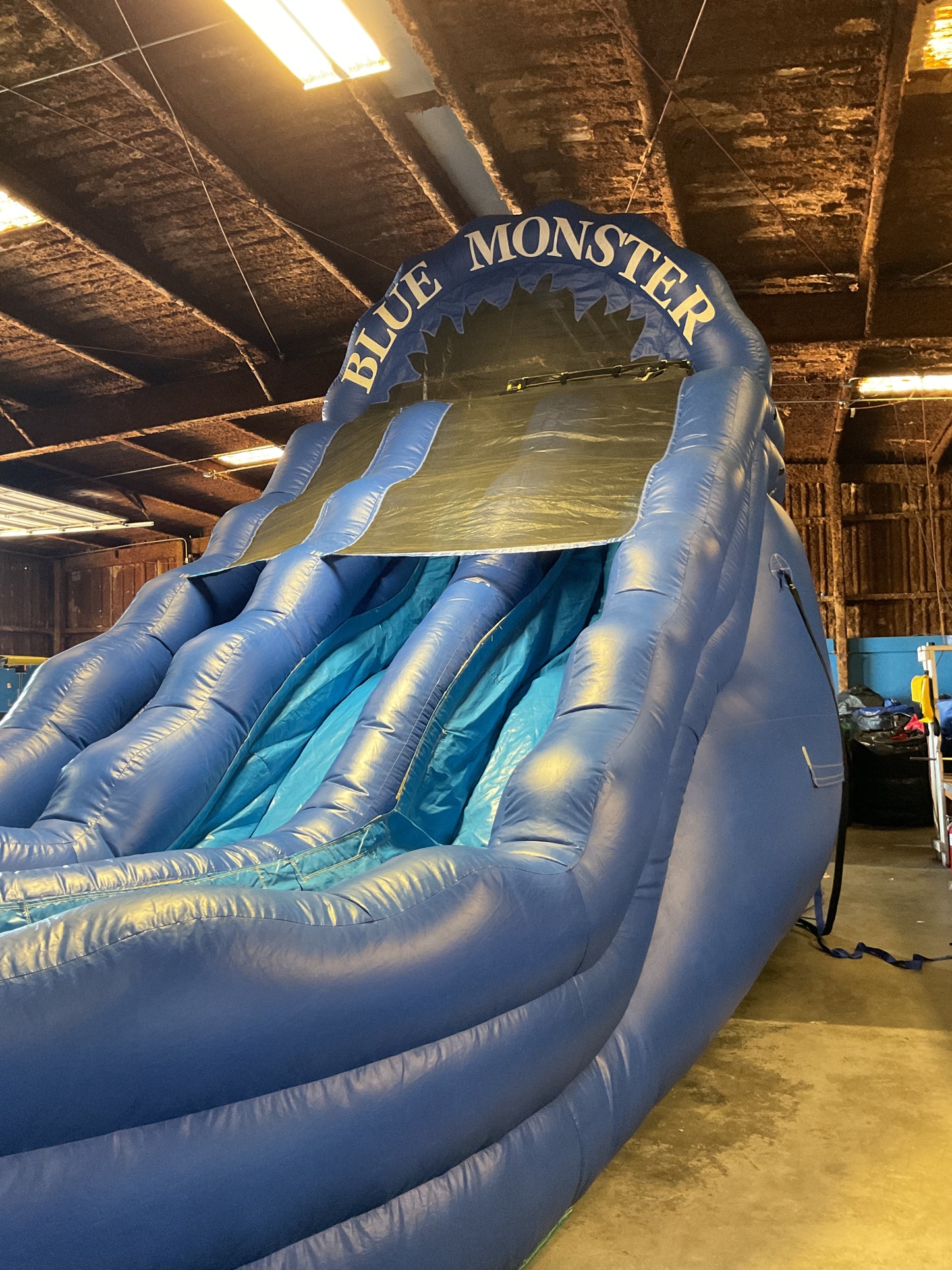 Blue Monster Water Slide