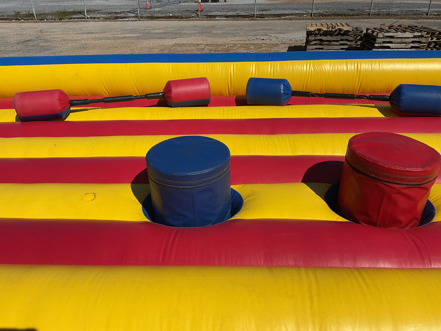 Joust interactive inflatable with accessories