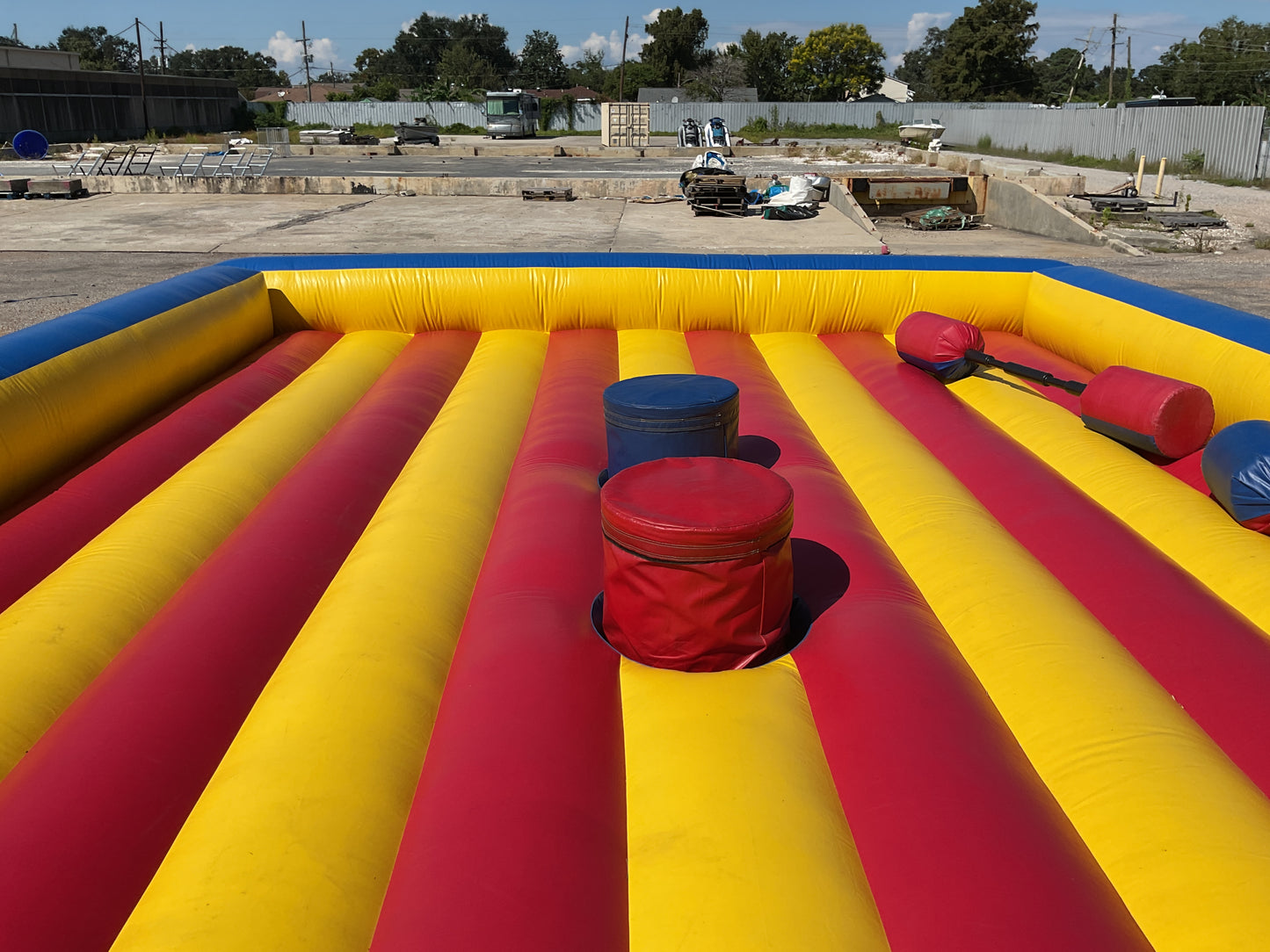 Joust interactive inflatable with accessories