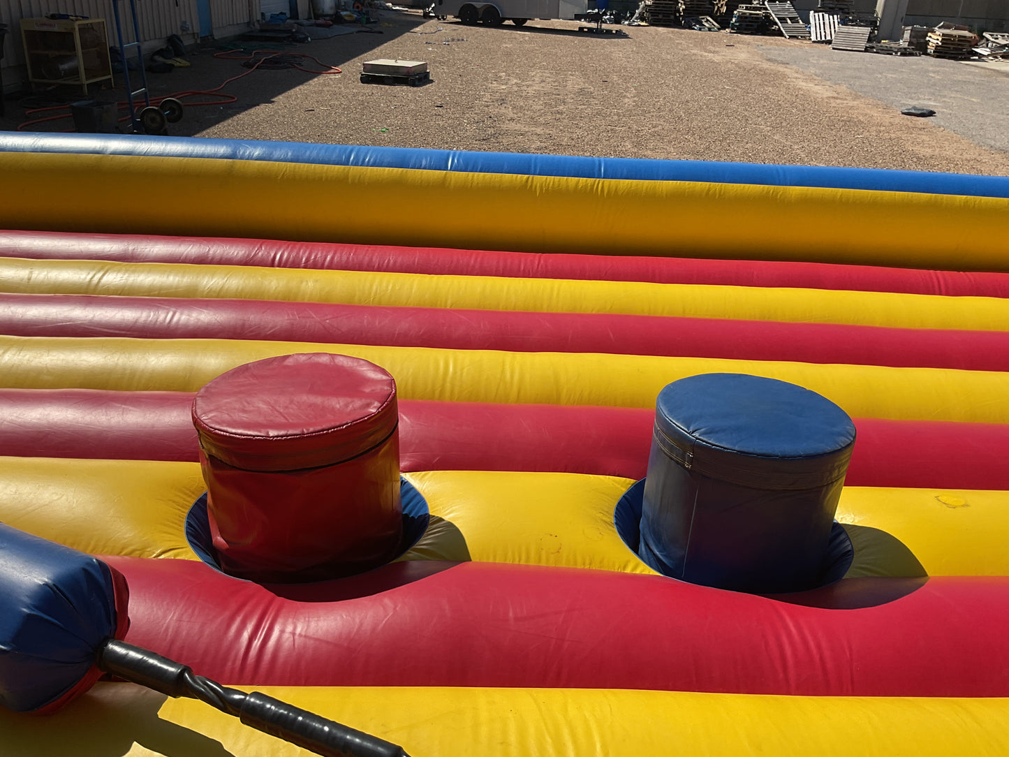 Joust interactive inflatable with accessories