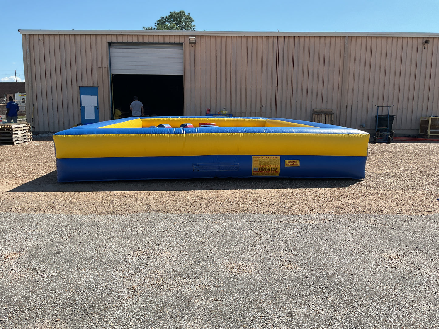 Joust interactive inflatable with accessories