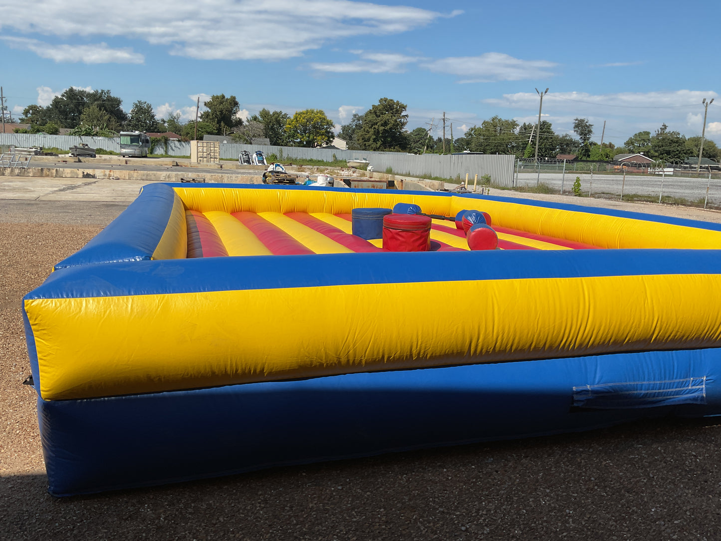 Joust interactive inflatable with accessories
