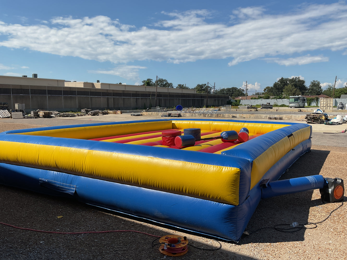 Joust interactive inflatable with accessories
