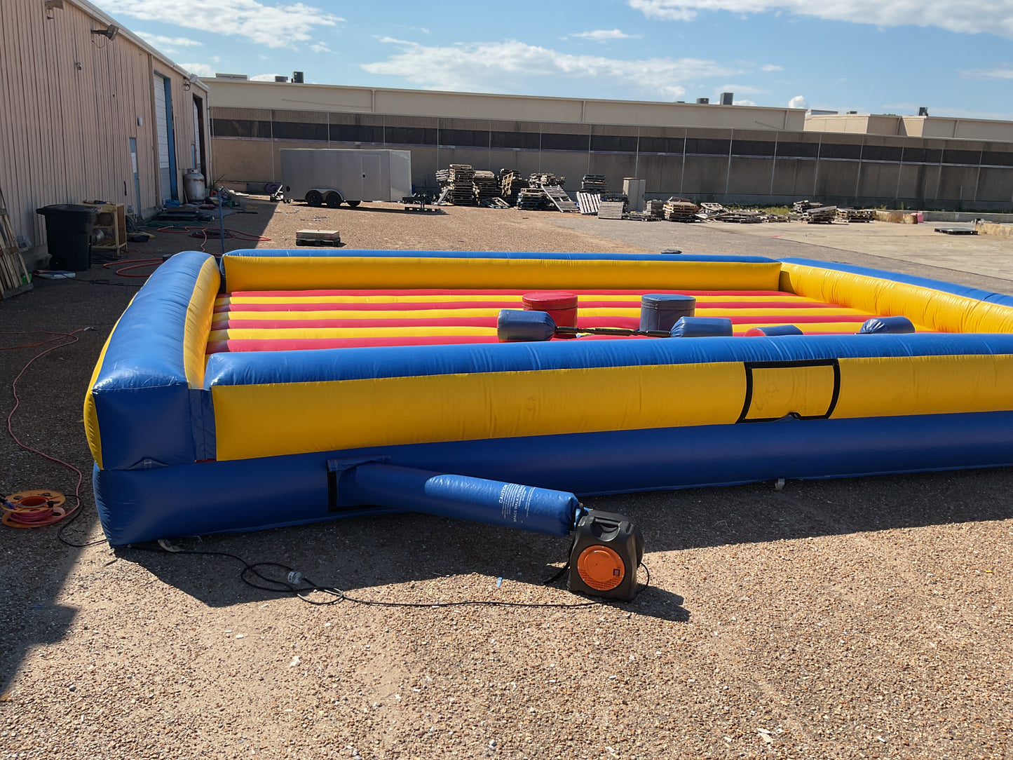 Joust interactive inflatable with accessories