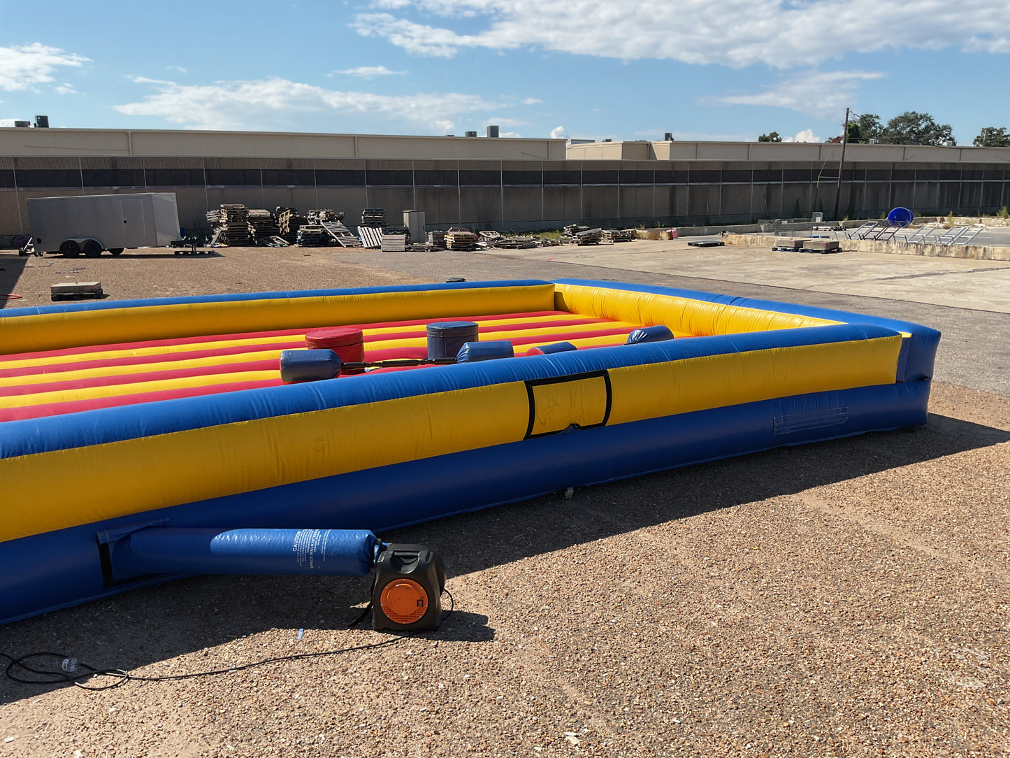 Joust interactive inflatable with accessories