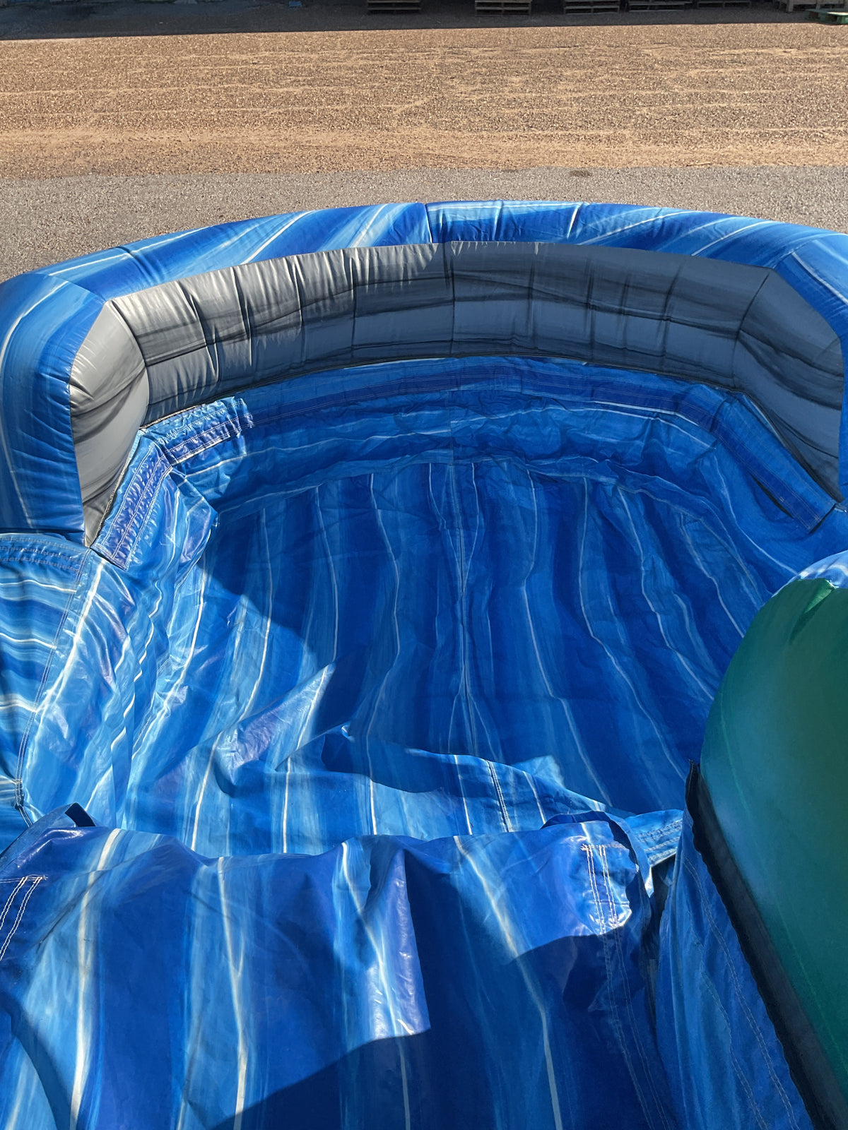 18' Tropical Tsunami Slide with pool