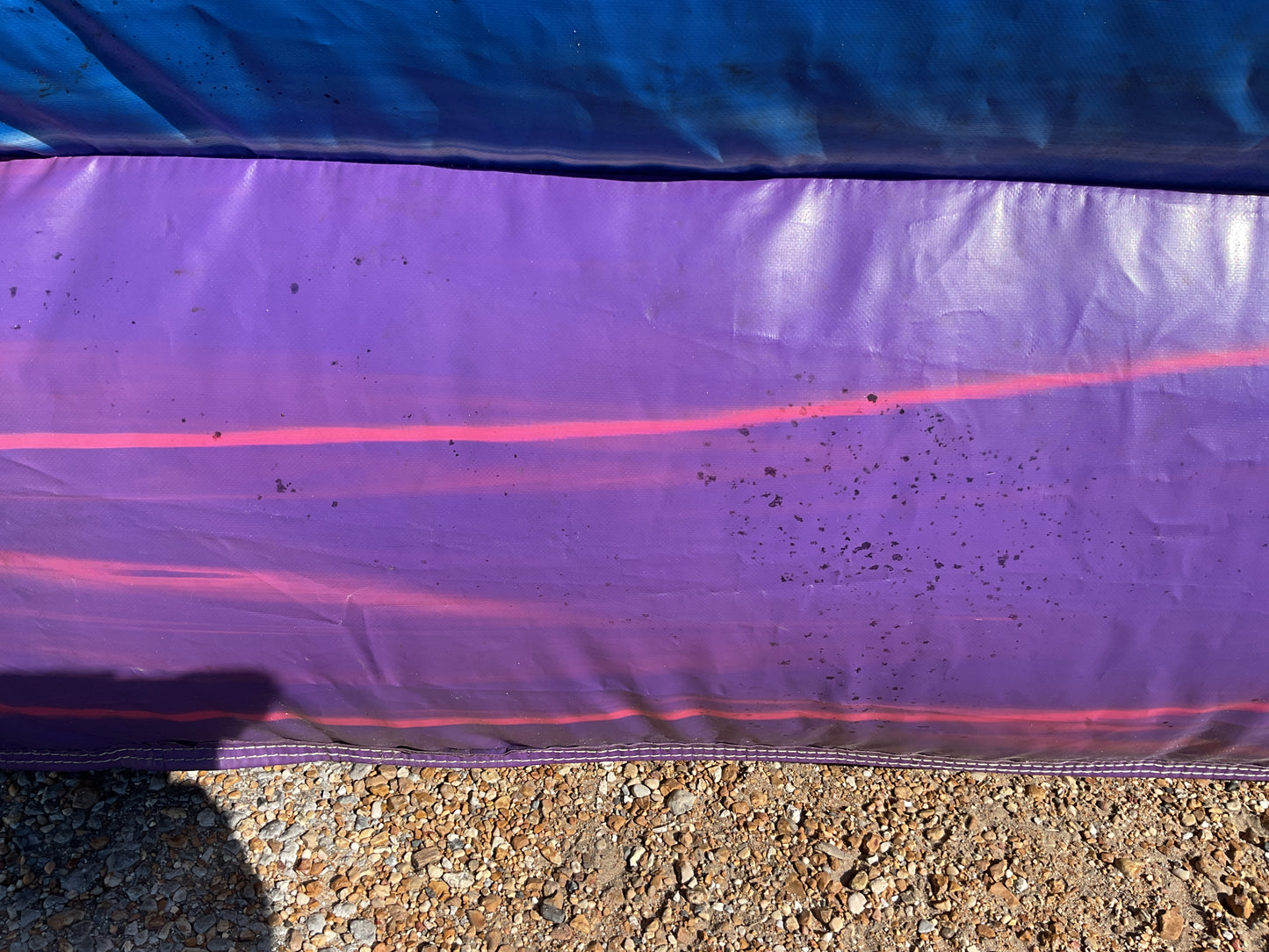 24' Purple Falls Slide with slip-n-slide to pool and landing attachments