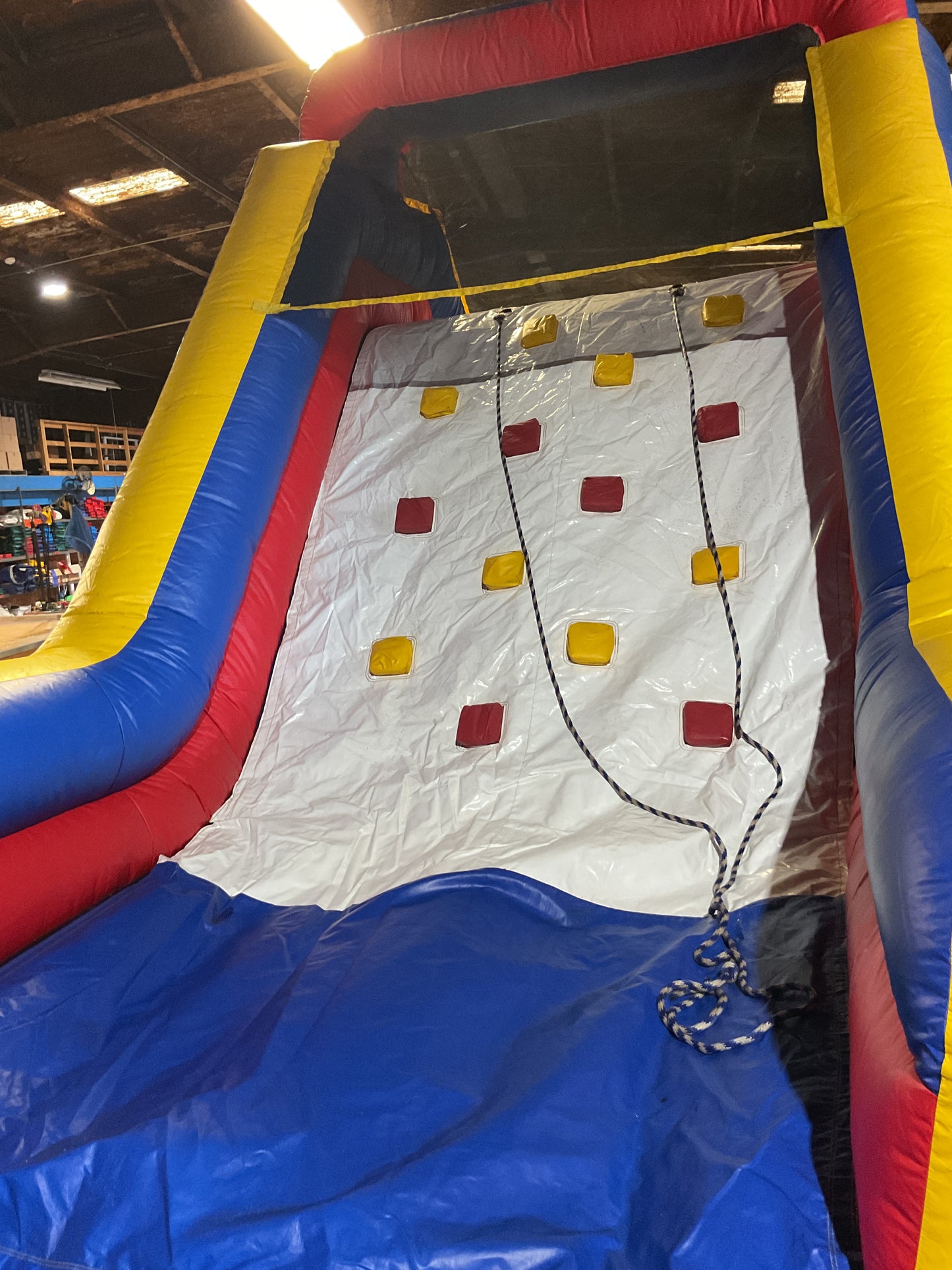 65' Obstacle Course Set (Mini Obstacle Course + Rock Climb Slide)