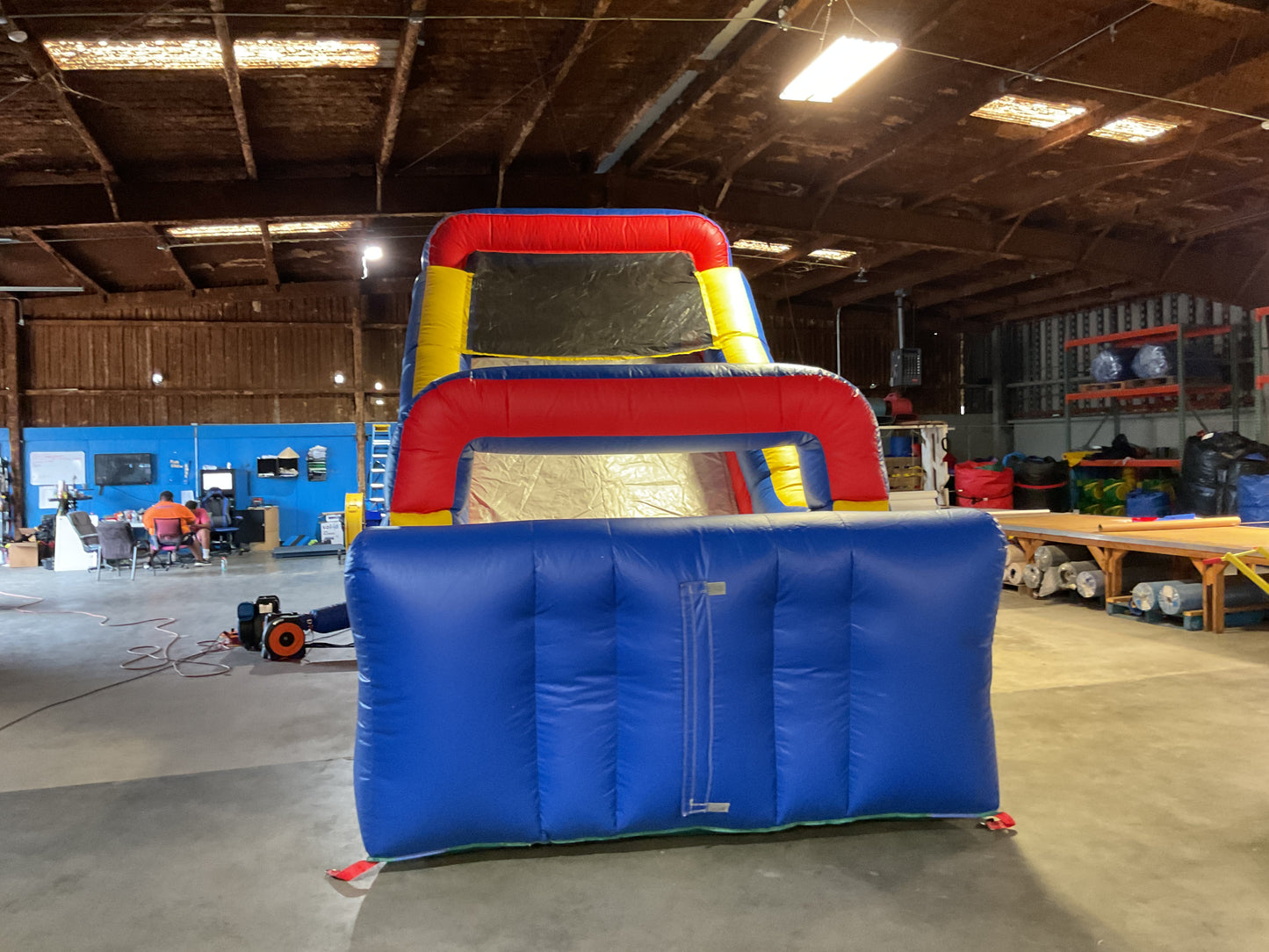 65' Obstacle Course Set (Mini Obstacle Course + Rock Climb Slide)