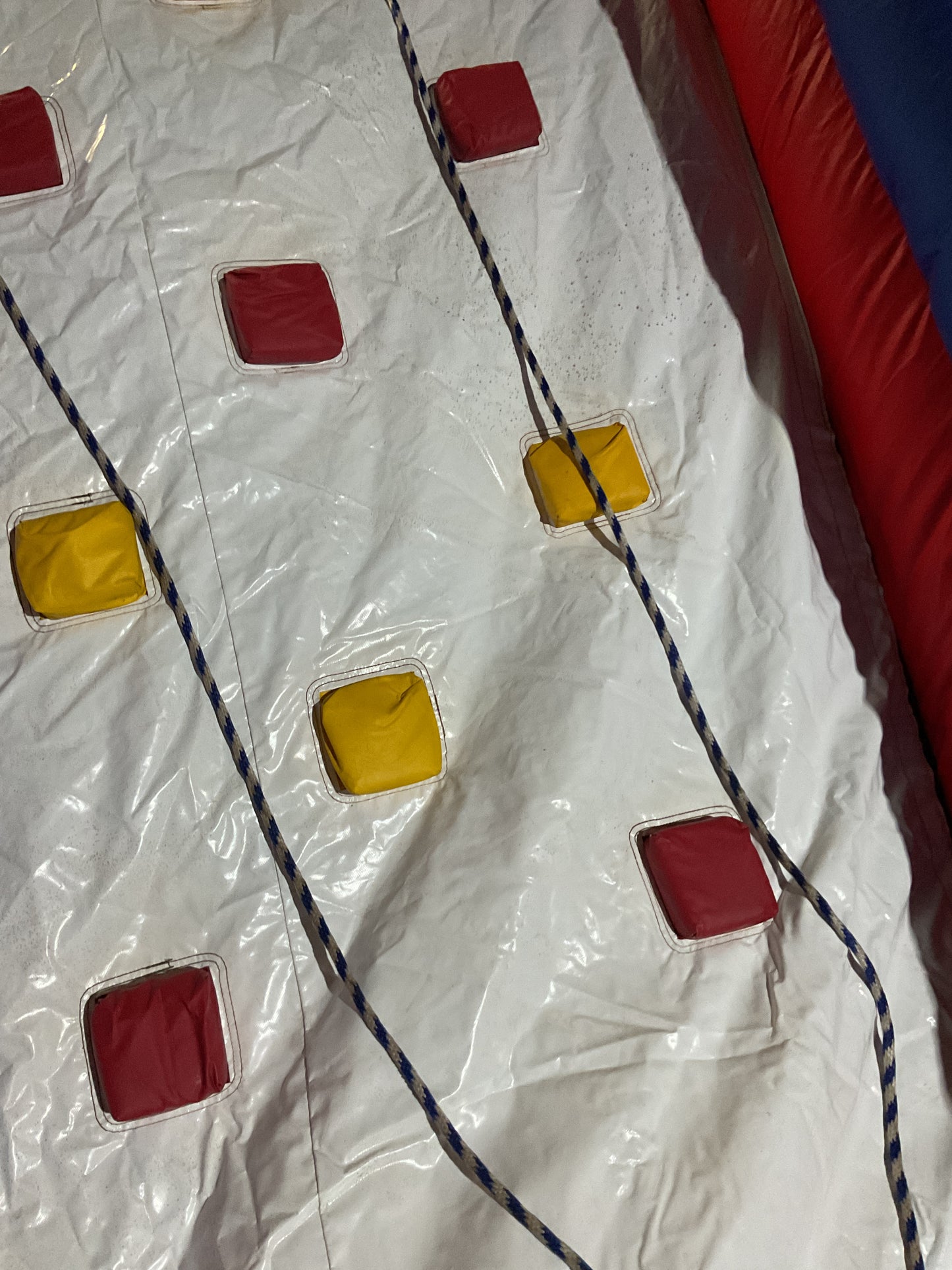 65' Obstacle Course Set (Mini Obstacle Course + Rock Climb Slide)