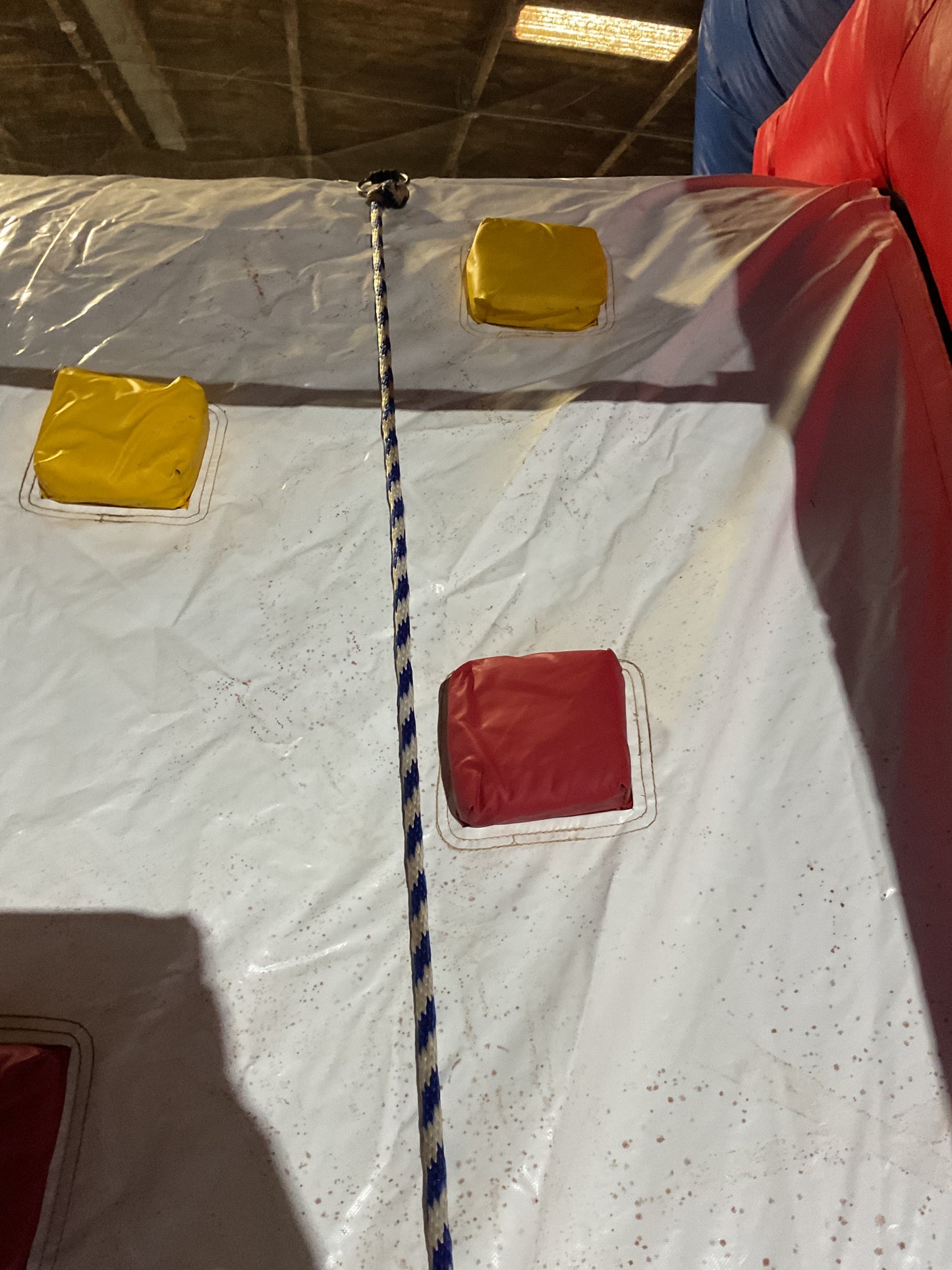 65' Obstacle Course Set (Mini Obstacle Course + Rock Climb Slide)