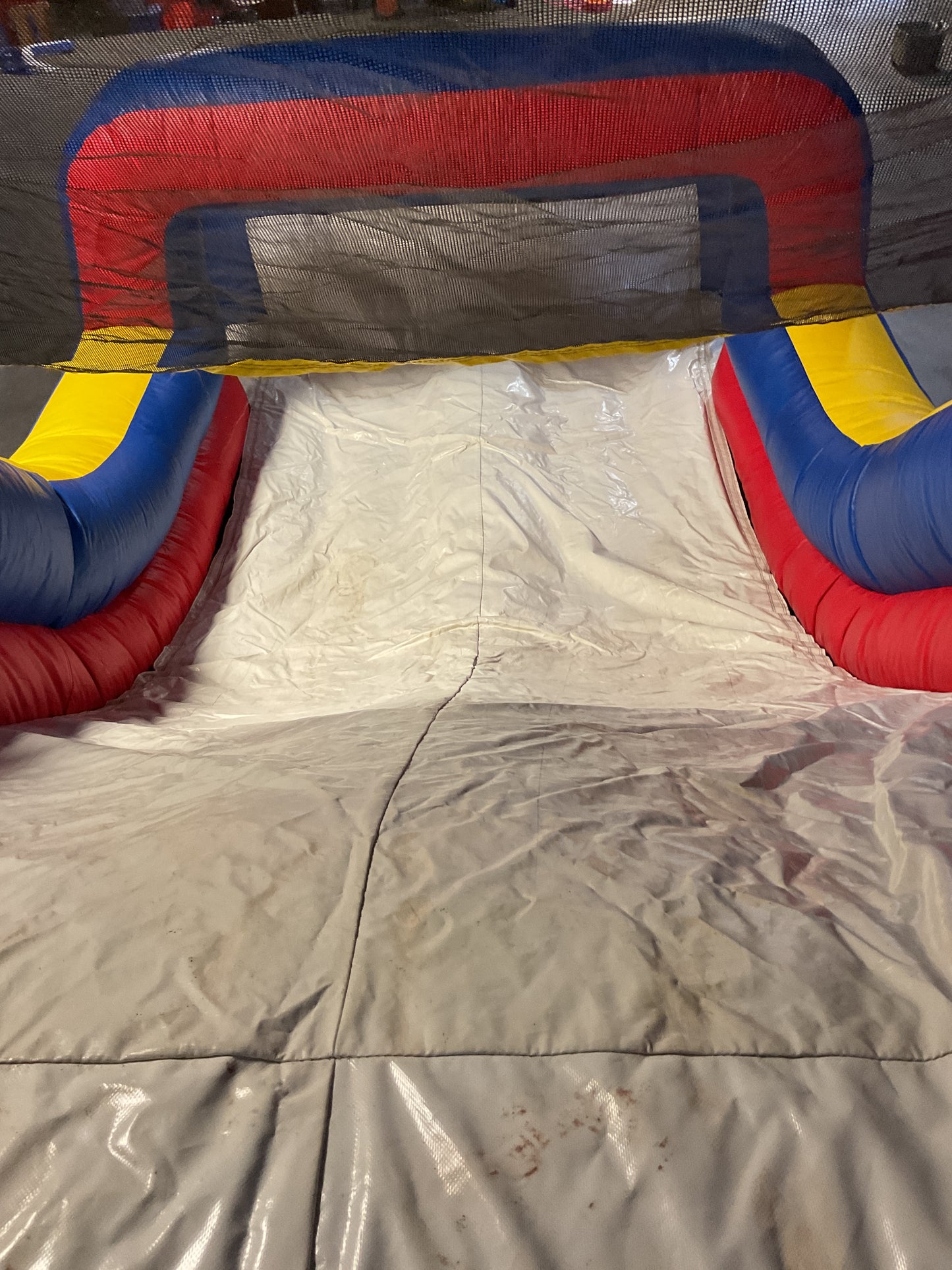 65' Obstacle Course Set (Mini Obstacle Course + Rock Climb Slide)