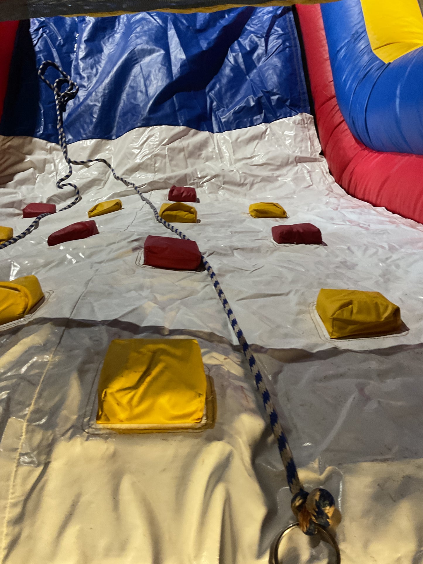 65' Obstacle Course Set (Mini Obstacle Course + Rock Climb Slide)