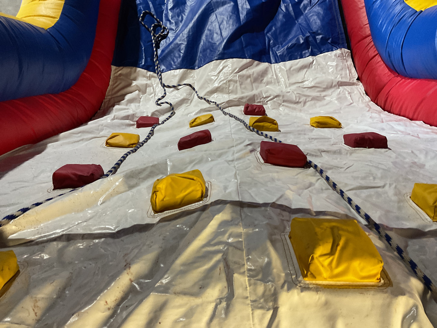65' Obstacle Course Set (Mini Obstacle Course + Rock Climb Slide)