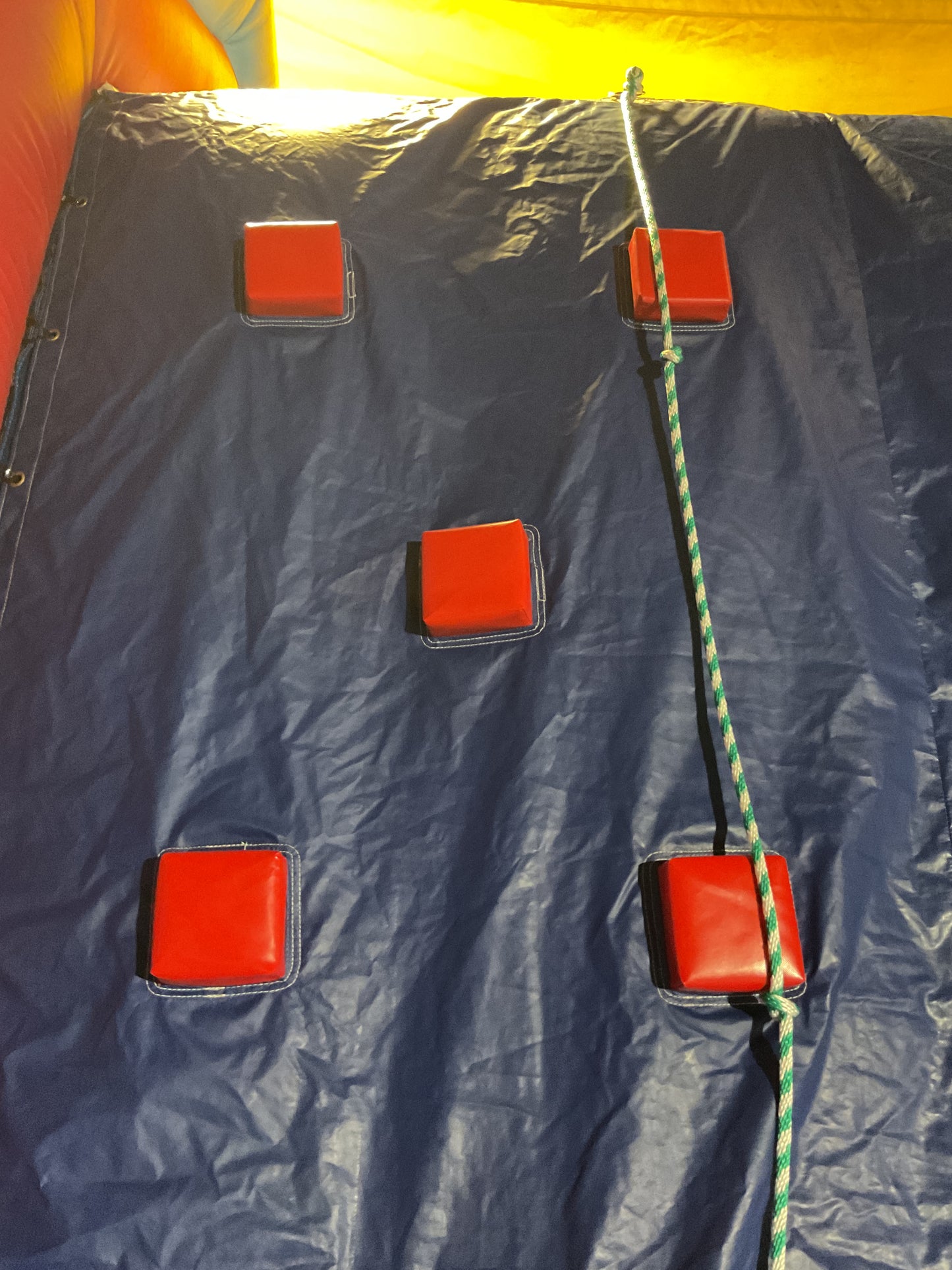 65' Obstacle Course Set (Mini Obstacle Course + Rock Climb Slide)