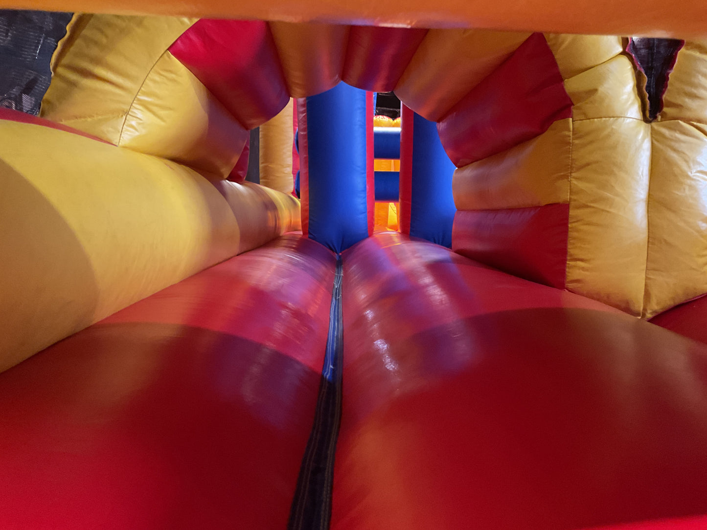 65' Obstacle Course Set (Mini Obstacle Course + Rock Climb Slide)