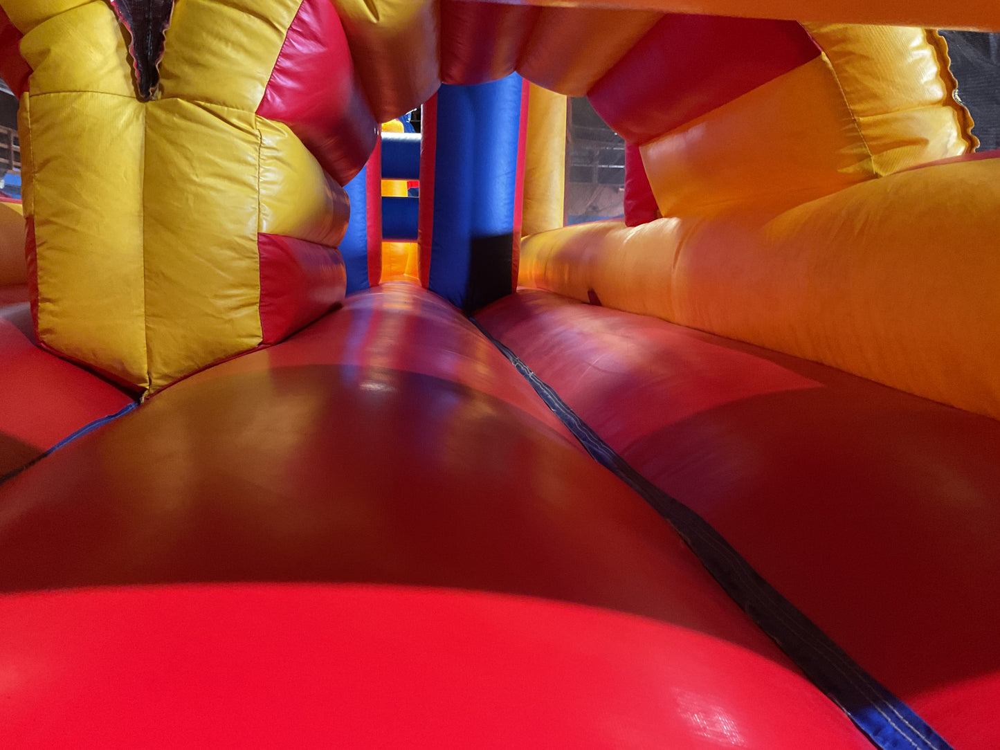 65' Obstacle Course Set (Mini Obstacle Course + Rock Climb Slide)
