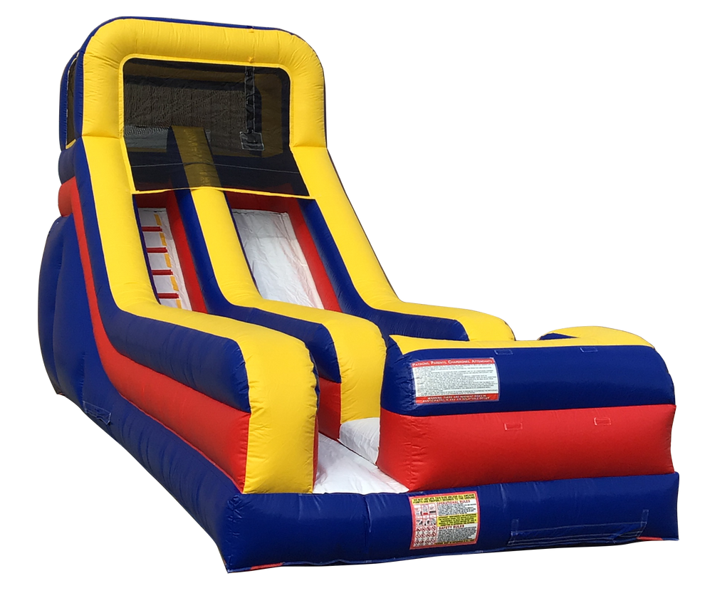 15' Wet Dry Slide – Space Walk Inflatables
