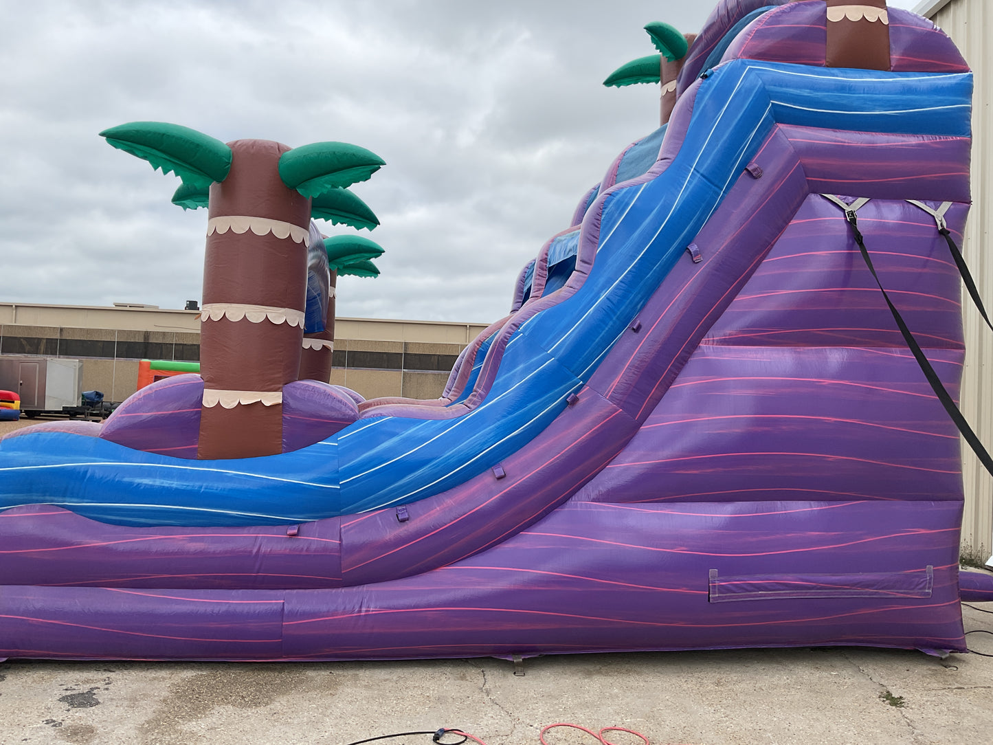 18' Purple Hurricane with pool