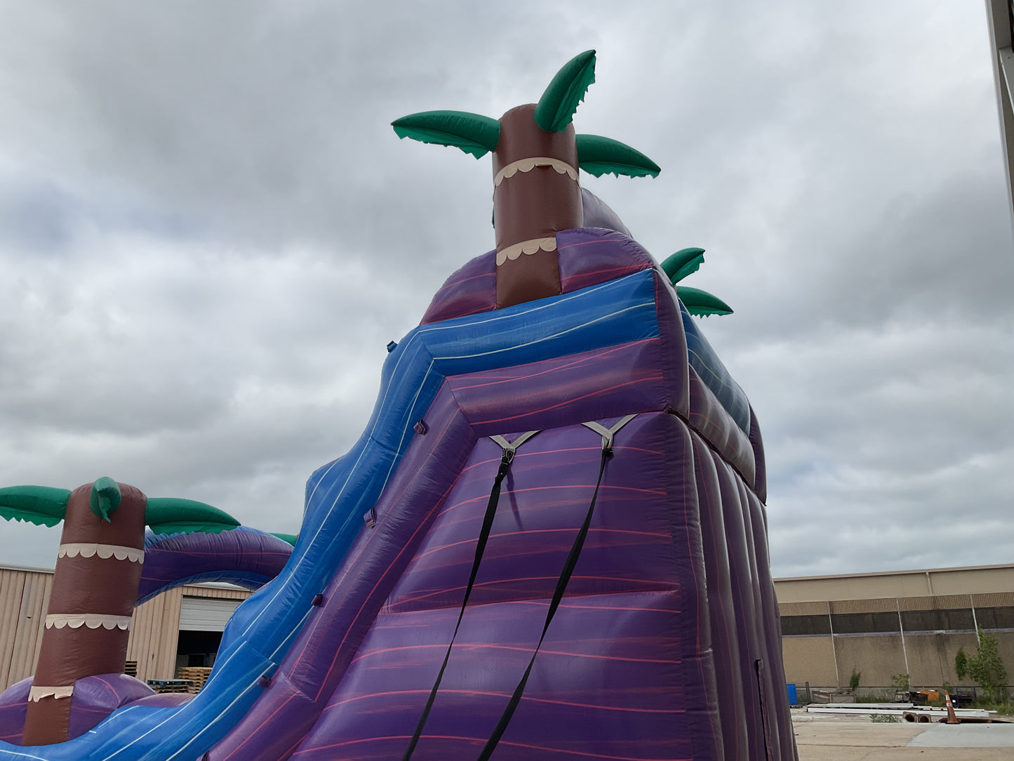 18' Purple Hurricane with pool
