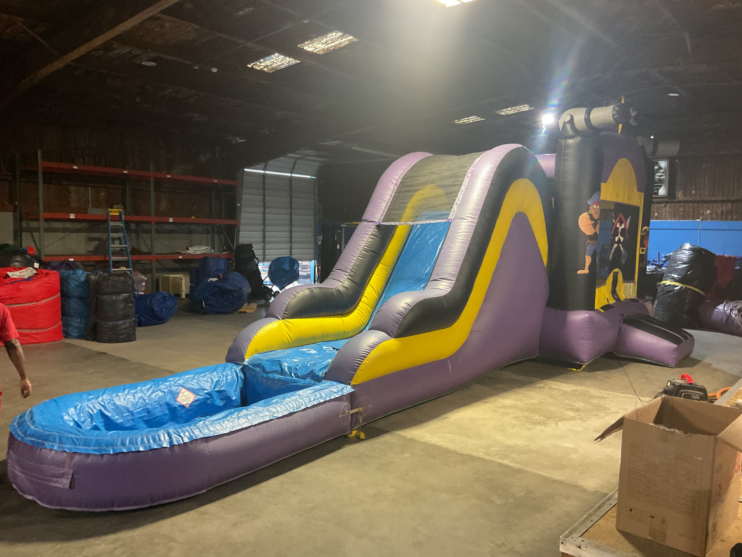 Pirate Jump-n-slide Combo with pool