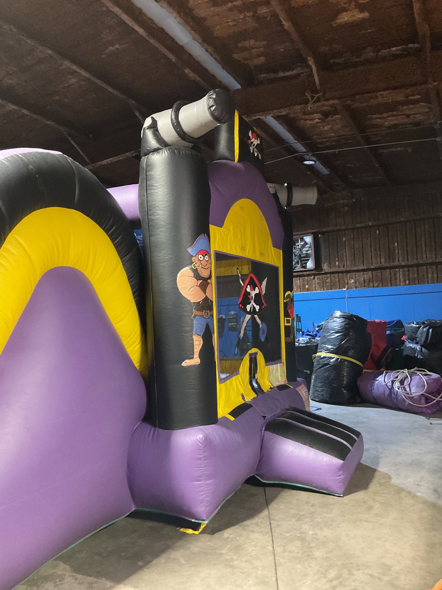 Pirate Jump-n-slide Combo with pool