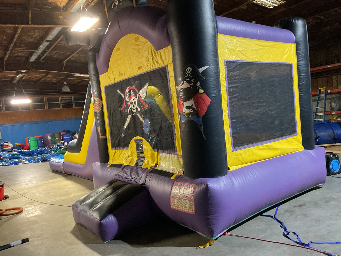 Pirate Jump-n-slide Combo with pool