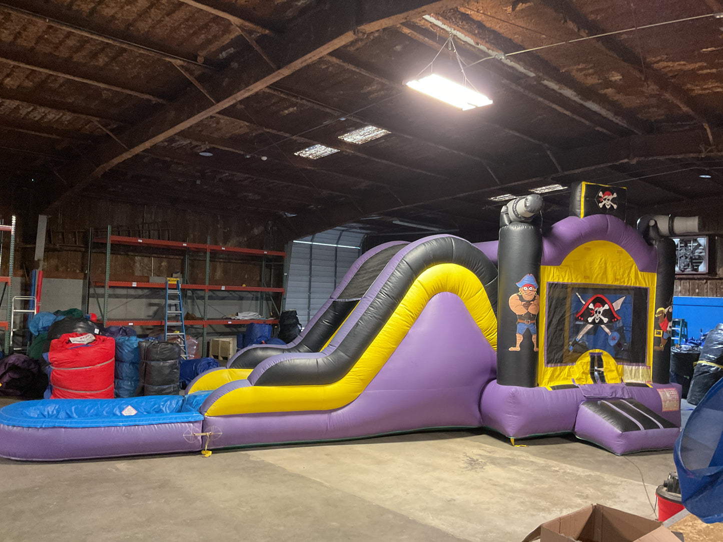 Pirate Jump-n-slide Combo with pool