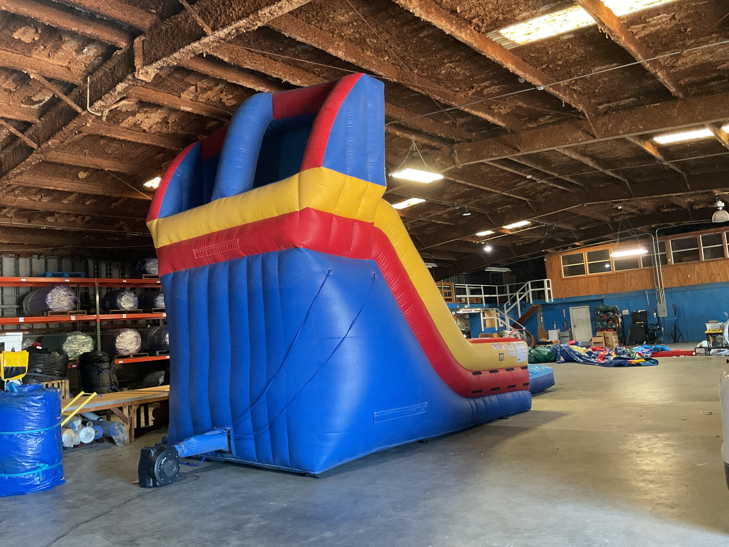 18' Modular wet dry Slide with pool