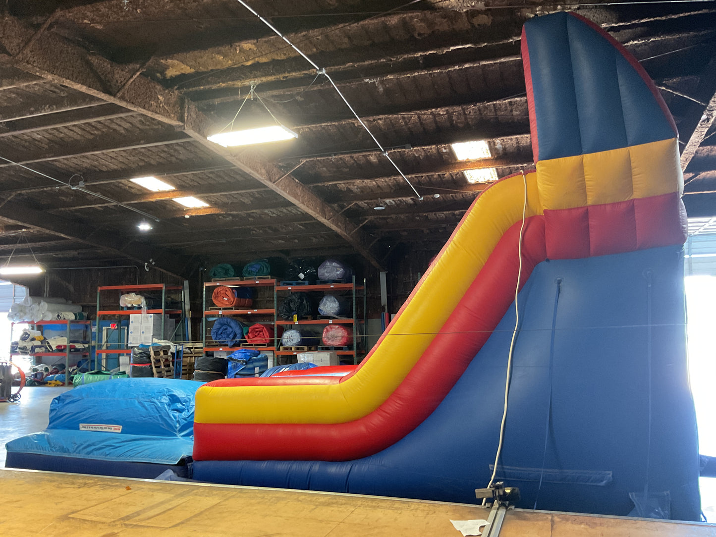 18' Modular wet dry Slide with pool