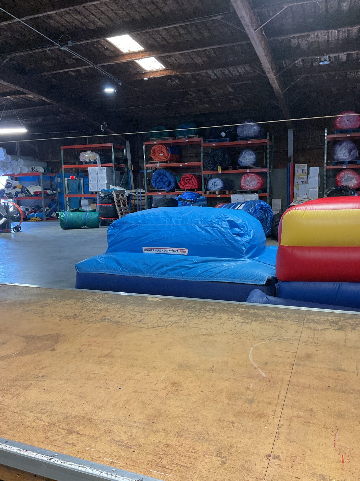 18' Modular wet dry Slide with pool