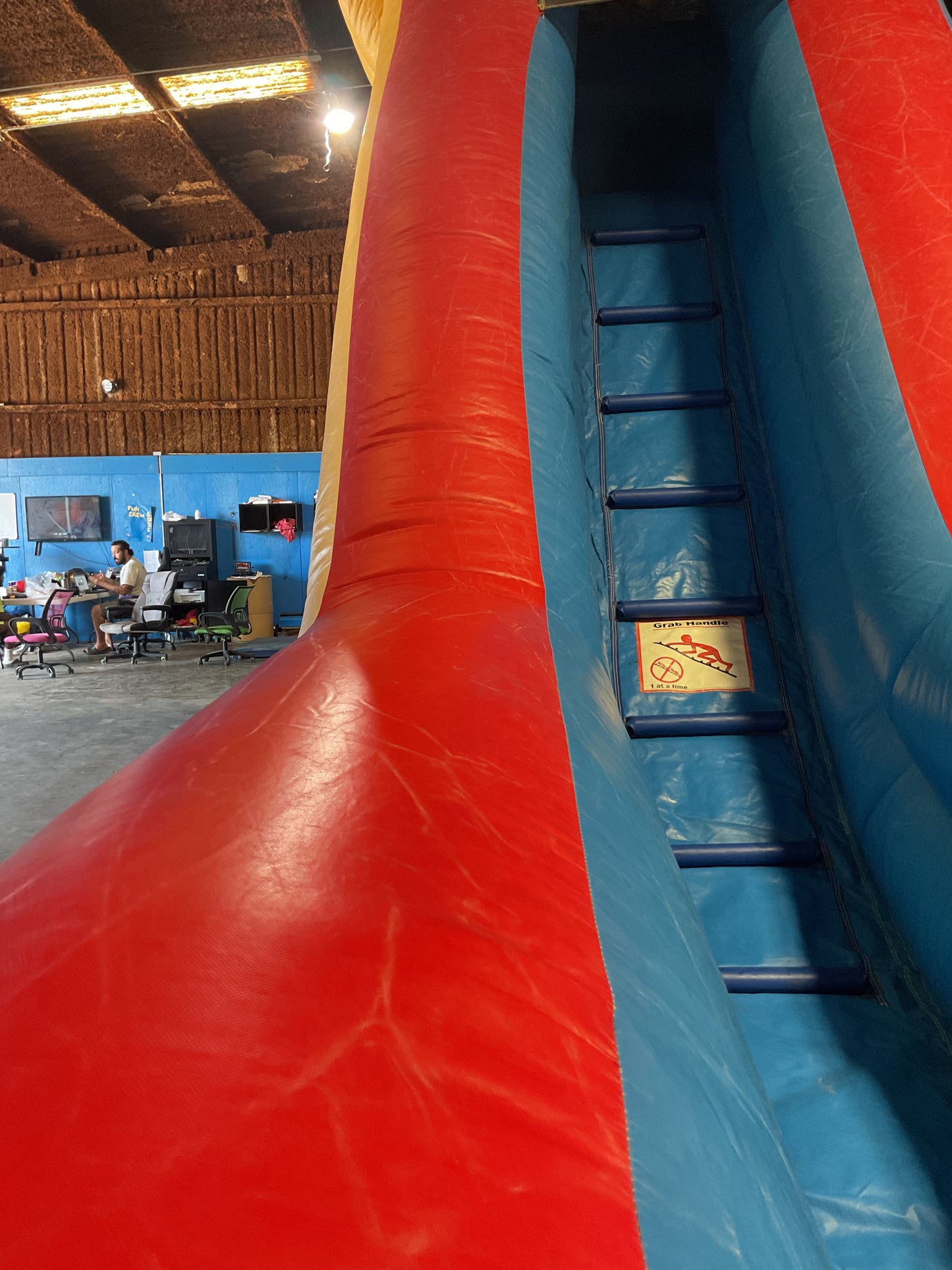 18' Modular wet dry Slide with pool