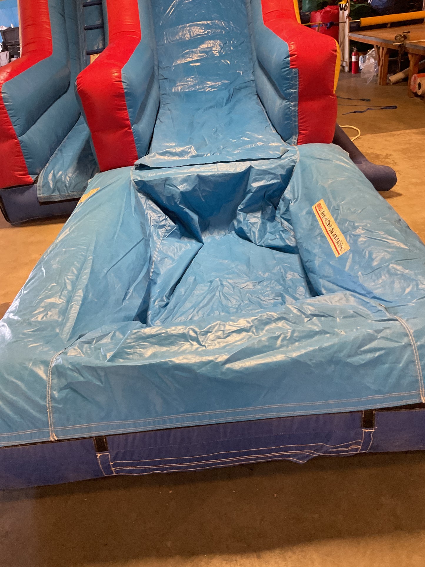 18' Modular wet dry Slide with pool