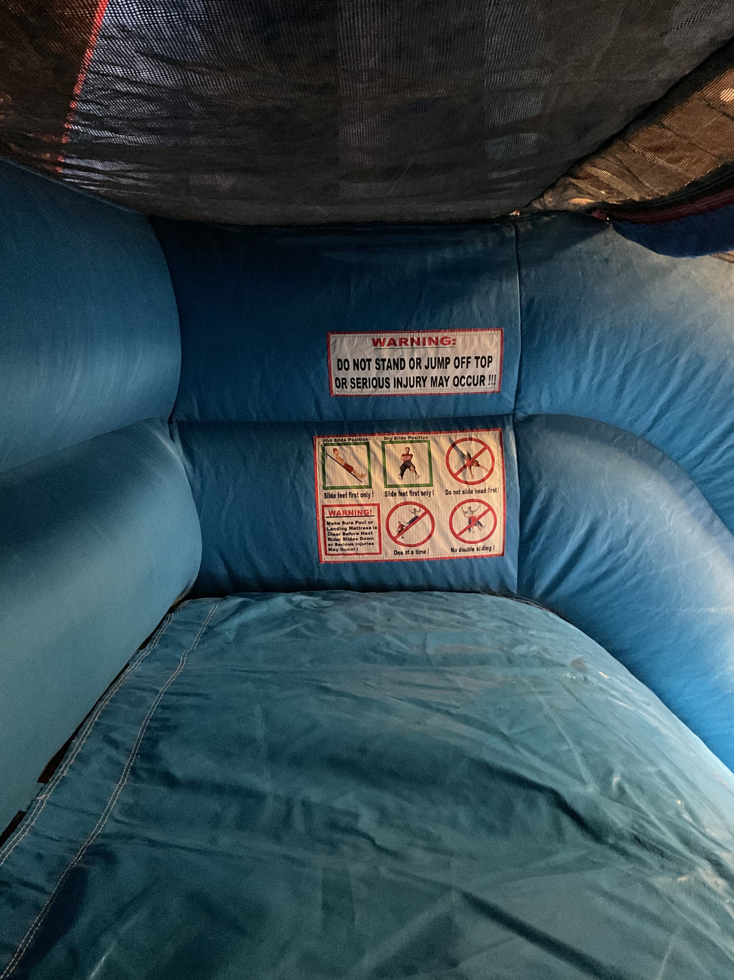 18' Modular wet dry Slide with pool