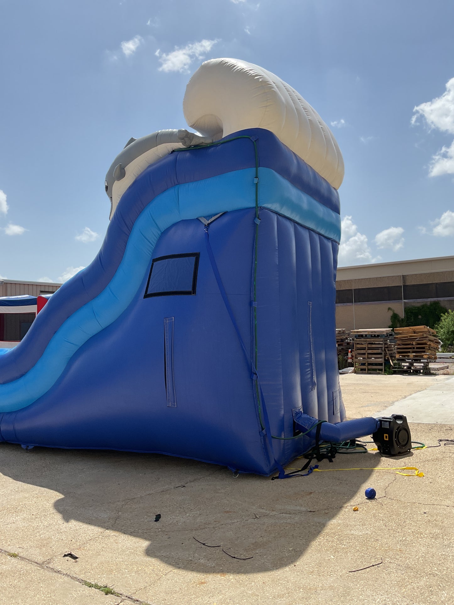 Flipper Dipper Slide with splash pool